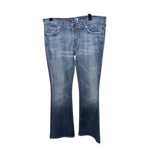 Seven For All Mankind Y2K Flare Jeans 31 Vintage Premium Denim Classic 2000s